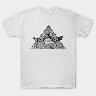 Geometric Turtle T-Shirt